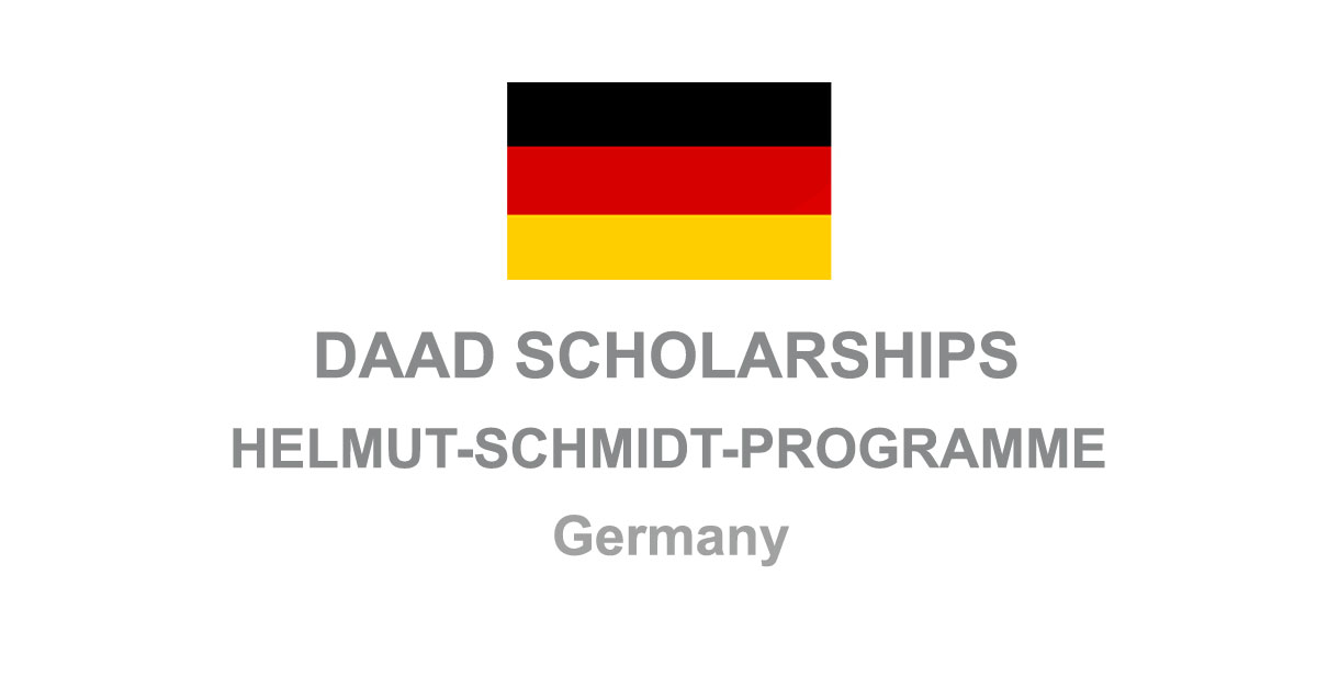 فرصة التقديم في منحة DAAD Helmut-Schmidt-Programme لدراسة الماجستير في المانيا (ممولة بالكامل)