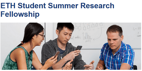 زمالة التدريب الصيفي ETH Student Research للبكالوريوس والماجستير في سويسرا (ممولة بالكامل)