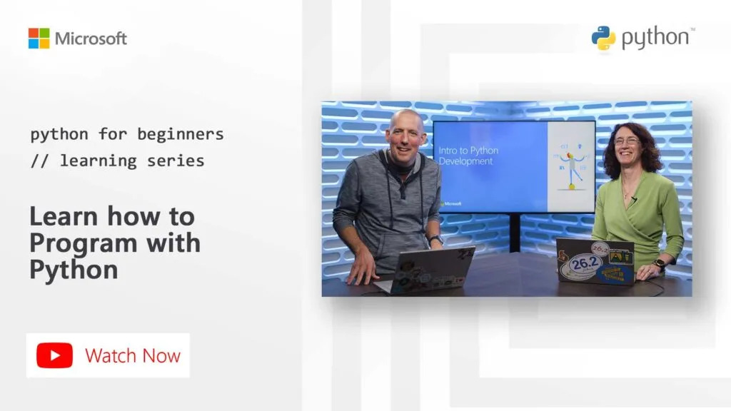 كورس بايثون مقدم من شركة ميكروسوفت | Programming with Python from Microsoft