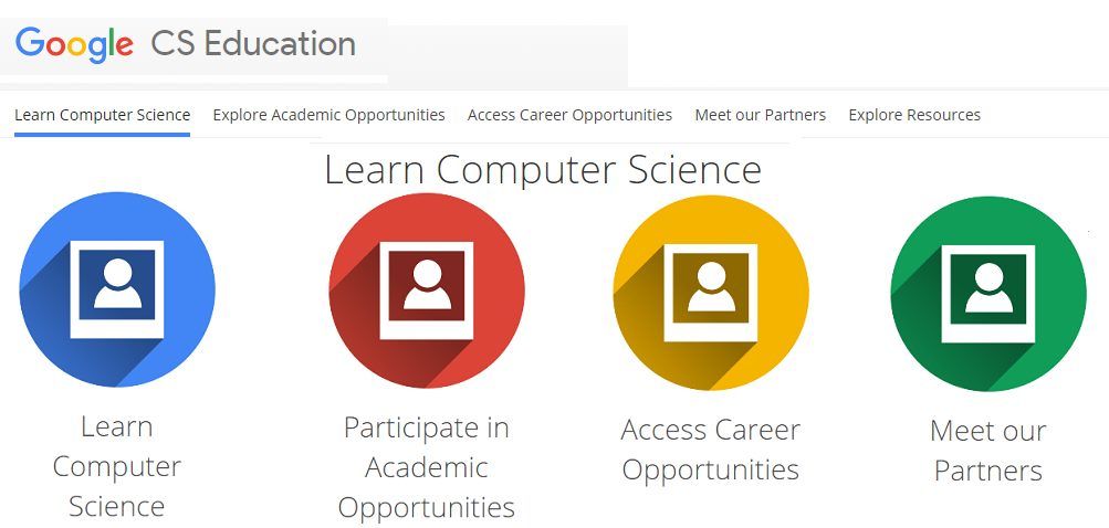 موقع مقدم من شركة جوجل لتعلم البرمحة والـ Computer Science