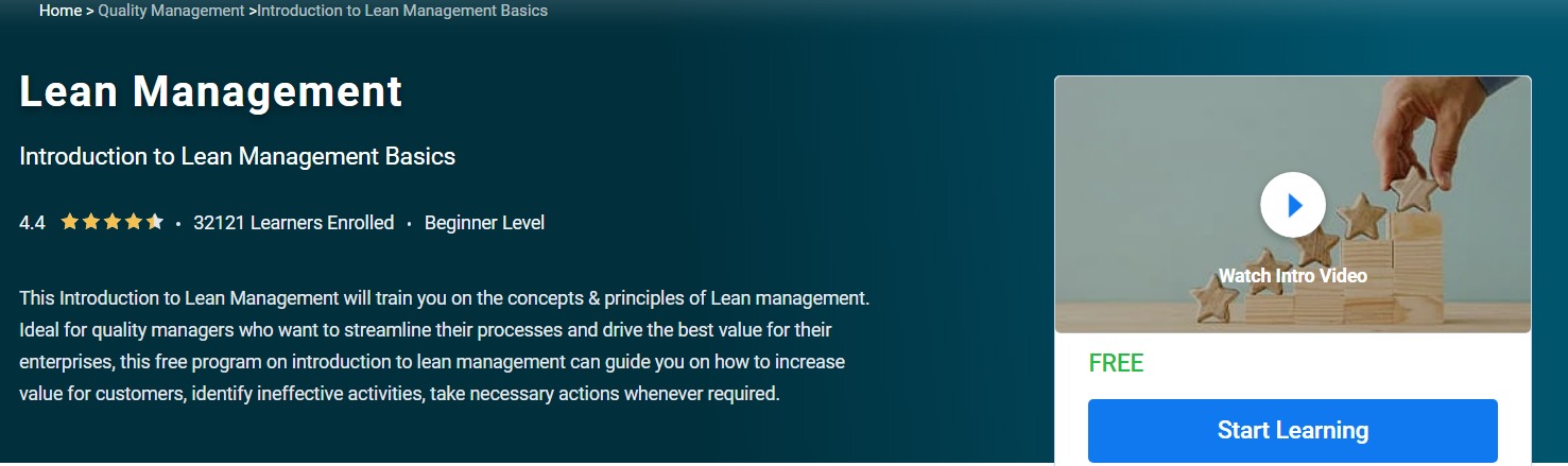 دورة مجانية عبر الإنترنت في مجال الإدارة الرشيقة مقدمة من منصة Simplilearn