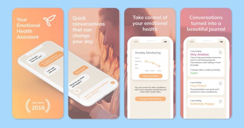 تطبيق Youper للتشخيص من خلال الذكاء الاصطناعي - AI Therapy