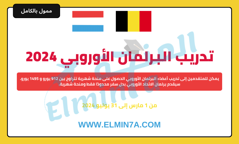 تدريب البرلمان الأوروبي 2024 (ممولة بالكامل)