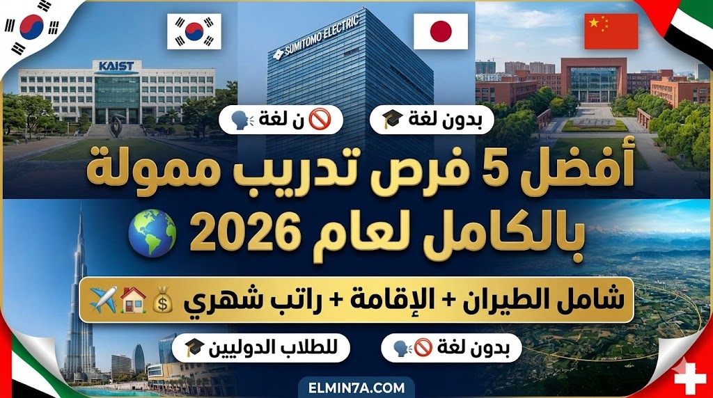 أفضل 5 فرص تدريب ممولة بالكامل في الخارج للطلاب الدوليين 2026