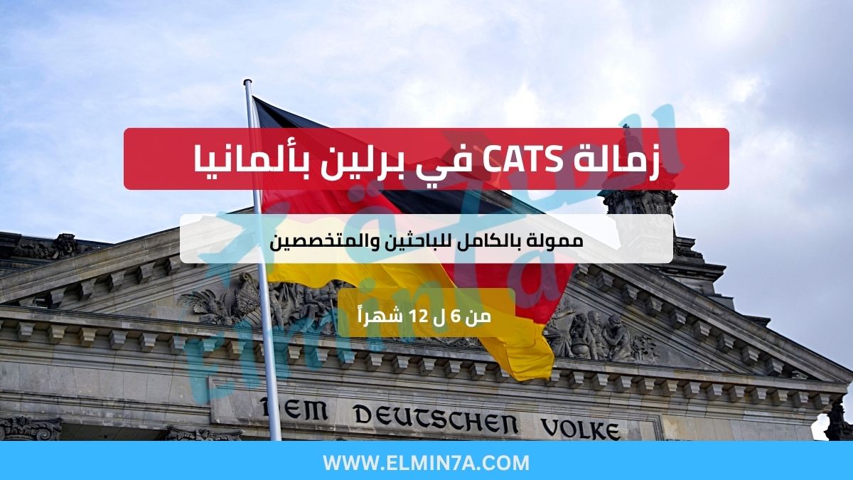 زمالة CATS في برلين بألمانيا – ممولة بالكامل للباحثين والمتخصصين (6-12 شهراً)
