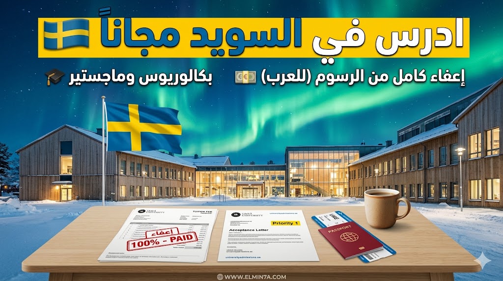 منحة جامعة أوميا في السويد – تغطية كاملة للرسوم الدراسية (بكالوريوس وماجستير)