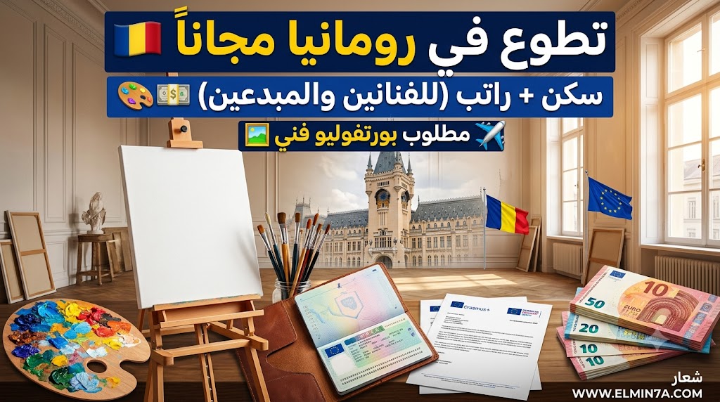 فرصة تطوع فنية للفنانين الشباب  في رومانيا (ممولة بالكامل)