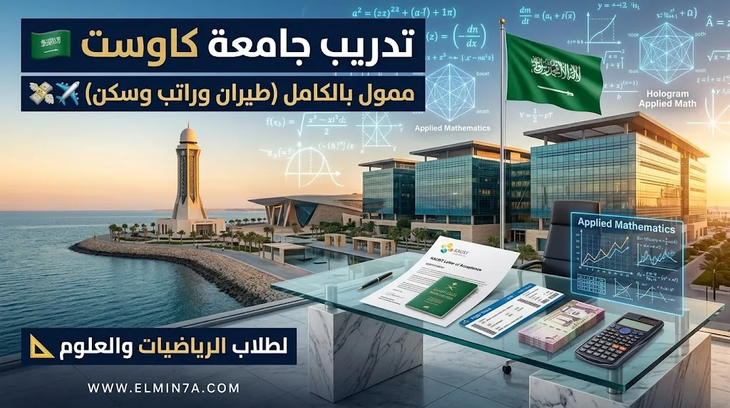 مدرسة كاوست للرياضيات التطبيقية في السعودية | برنامج تدريبي ممول بالكامل