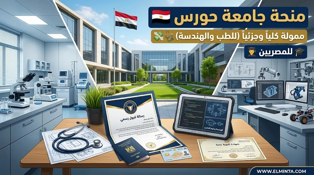 منحة جامعة حورس في مصر | منح دراسية كاملة وجزئية للبكالوريوس