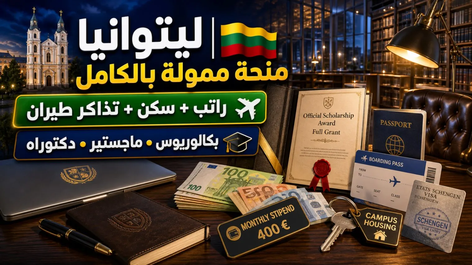 منحة جامعة شياولياي في ليتوانيا | ممولة بالكامل (رسوم + سكن + راتب شهري)