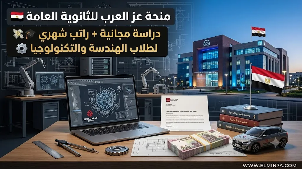 منحة مجموعة عز العرب في مصر | ممولة بالكامل لدراسة البكالوريوس