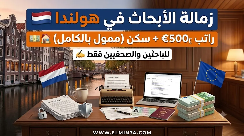 NIAS Safe Haven Fellowship في هولندا 2027 – زمالة بحثية ممولة بالكامل للباحثين المعرضين للخطر