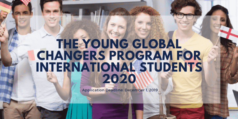 منحة برنامج Young Global Changers