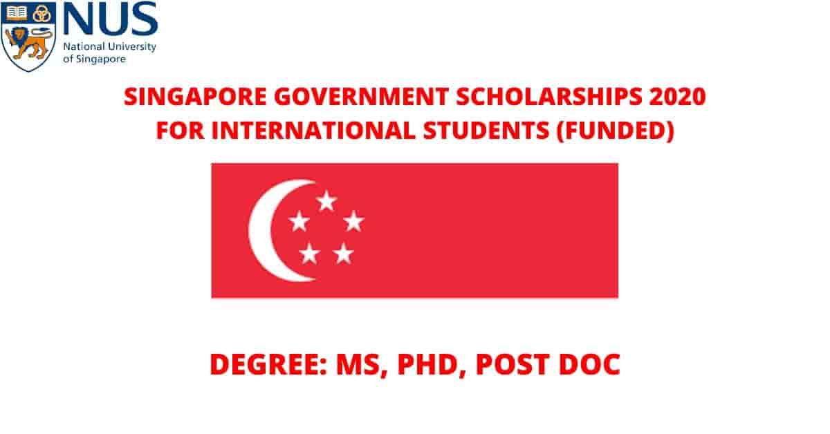 منحة جامعة سنغافورة الوطنية 2020 لدراسة الماجستير والدكتوراه (ممولة بالكامل)