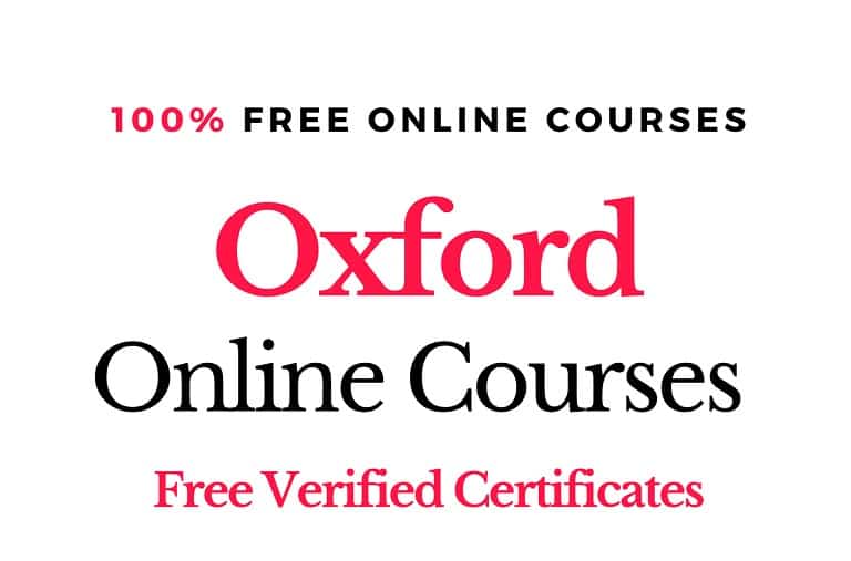 كورسات جامعة أكسفورد المجانية على الإنترنت (شهادات مجانية)