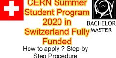 فرصة التقديم على تدريب CERN مدفوع الأجر في سويسرا 2021