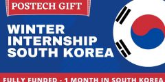 فرصة التقديم في برنامج التدريب الشتوي في كوريا الجنوبية 2021 (ممول بالكامل)