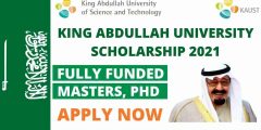 منحة جامعة الملك عبدالله للعلوم والتقنية لدراسة الماجستير والدكتوراه في السعودية (ممولة بالكامل)