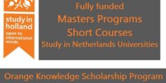 منحة حكومة هولندا Orange Knowledge Programme 2023 | ممول بالكامل | برنامج المعرفة البرتقالي