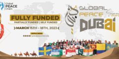 قدم الأن في مؤتمر قمة السلام العالمية دبي 2023 | مؤتمر ممول بالكامل في دبي