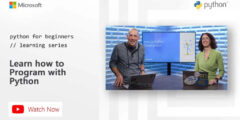 كورس بايثون مقدم من شركة ميكروسوفت | Programming with Python from Microsoft