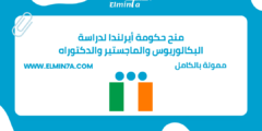 منحة حكومة أيرلندا 2025 | ممولة بالكامل