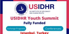 قدم الأن في مؤتمر USIDHR للشباب في تركيا 2022 | ممول بالكامل