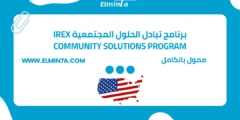 برنامج تبادل الحلول المجتمعية IREX Community Solutions Program في الولايات المتحدة الأمريكية | ممول بالكامل