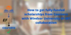 منح وكورسات مجانية مقدمة من جامعة Windsor بالتعاون مع كورسيرا