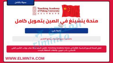 منحة أكاديمية Yenching لدراسة الماجستير في جامعة بكين في الصين (ممولة بالكامل)