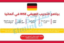 برنامج التدريب الصيفي RISE في ألمانيا | ممول بالكامل