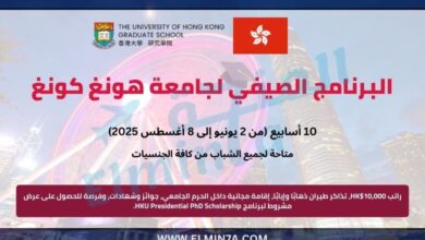 البرنامج الصيفي لجامعة هونغ كونغ (ممول بالكامل)