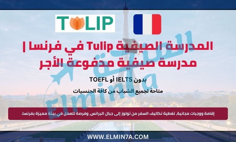 المدرسة الصيفية Tulip في فرنسا | مدرسة صيفية مدفوعة الأجر