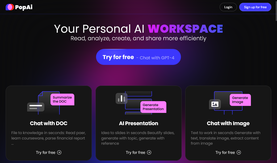 أداة Pop.Ai: الثورة القادمة التي ستجعلك تستغني عن البوربوينت التقليدي