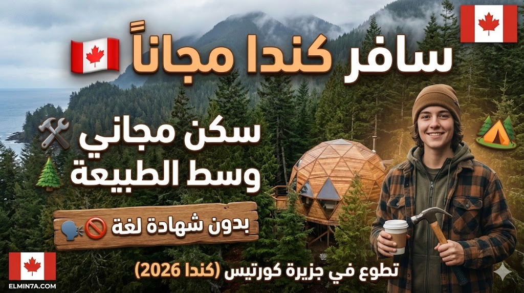 فرصة تطوع في كندا : شارك في بناء مركز استشفاء طبيعي في جزيرة كورتيس