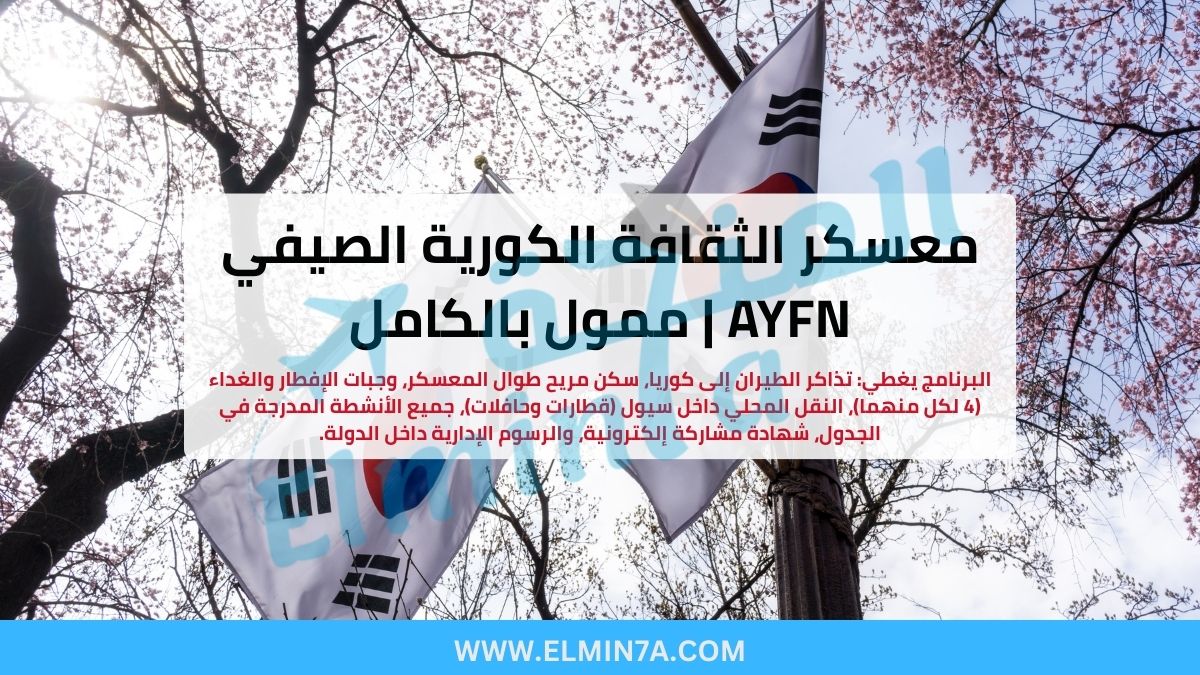 معسكر الثقافة الكورية الصيفي في سيول (ممول بالكامل) | AYFN