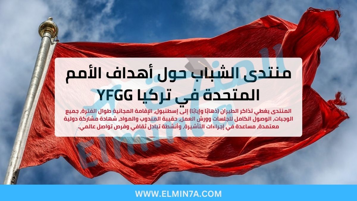 منتدى الشباب حول أهداف الأمم المتحدة في تركيا (YFGG) | ممول بالكامل