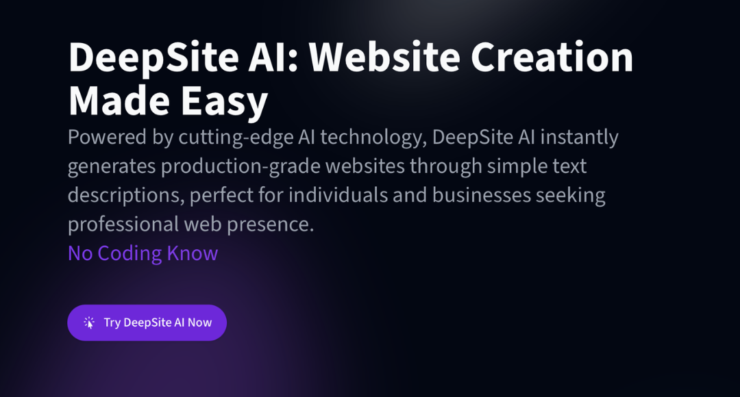 منصة DeepSite AI: بوابتك الشاملة للوصول إلى أقوى نماذج الذكاء الاصطناعي في مكان واحد