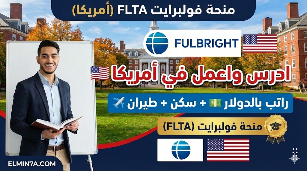 ادرس واعمل في أمريكا مجانًا | منحة فولبرايت لتدريس اللغات (FLTA)