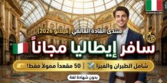 منتدى القادة العالمي في ميلانو، إيطاليا (Global Leaders Forum) | 50 منحة ممولة بالكامل