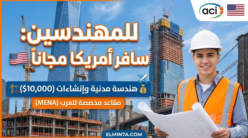 منح ومساعدات مؤسسة ACI : فرص ممولة بالكامل لدراسة الهندسة المدنية في الولايات المتحدة الأمريكية!