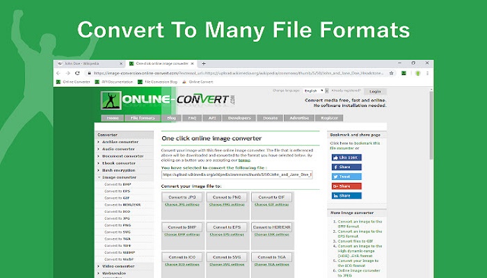 موقع online-convert موقع ممتاز لتحويل أي ملف بأي صيغة